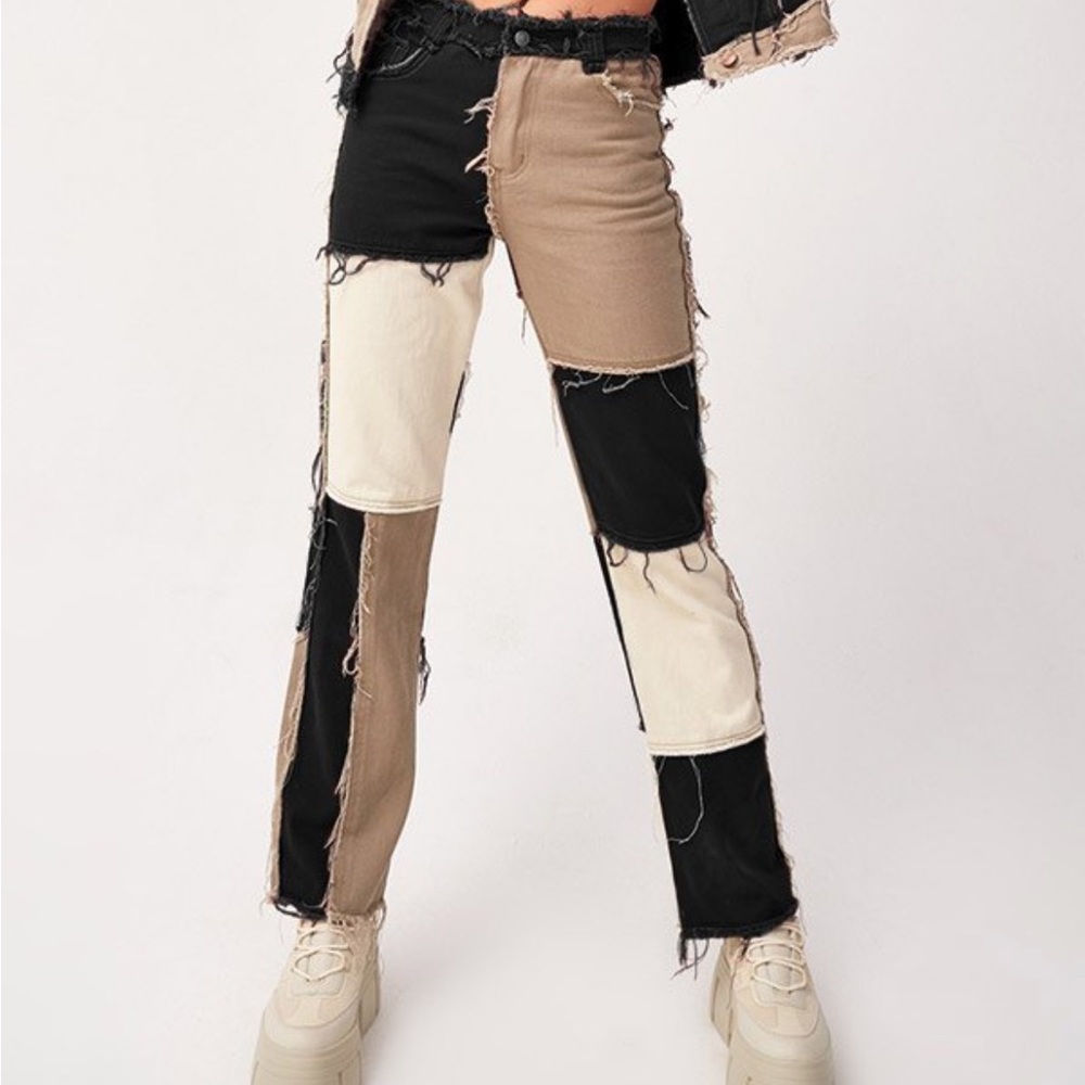 Patchwork pants